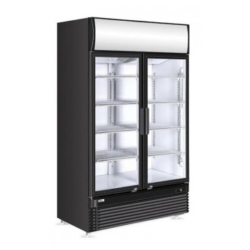 Witryna chłodnicza z podświetlanym panelem 2-drzwiowa 750 l
