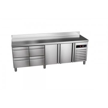 stół chłodniczy 4szuflady 2 x drzwi 2242x700x850 ETP-7-225-24 HC SB40